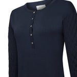 Polera Algodón/Poliéster Mujer Olmo Azul Rockford