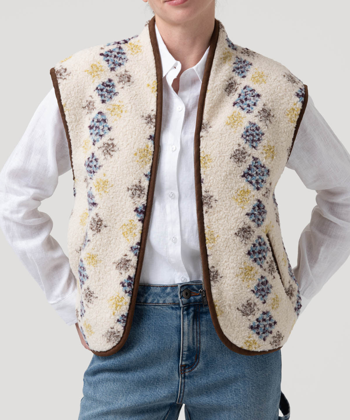 Polar Lana Mujer Gerbera Beige Rockford