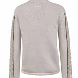 Sweater Algodón Orgánico Mujer Angelonia Beige Rockford