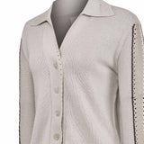 Sweater Algodón Orgánico Mujer Angelonia Beige Rockford