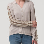 Sweater Algodón Orgánico Mujer Angelonia Beige Rockford