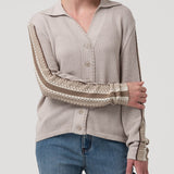 Sweater Algodón Orgánico Mujer Angelonia Beige Rockford