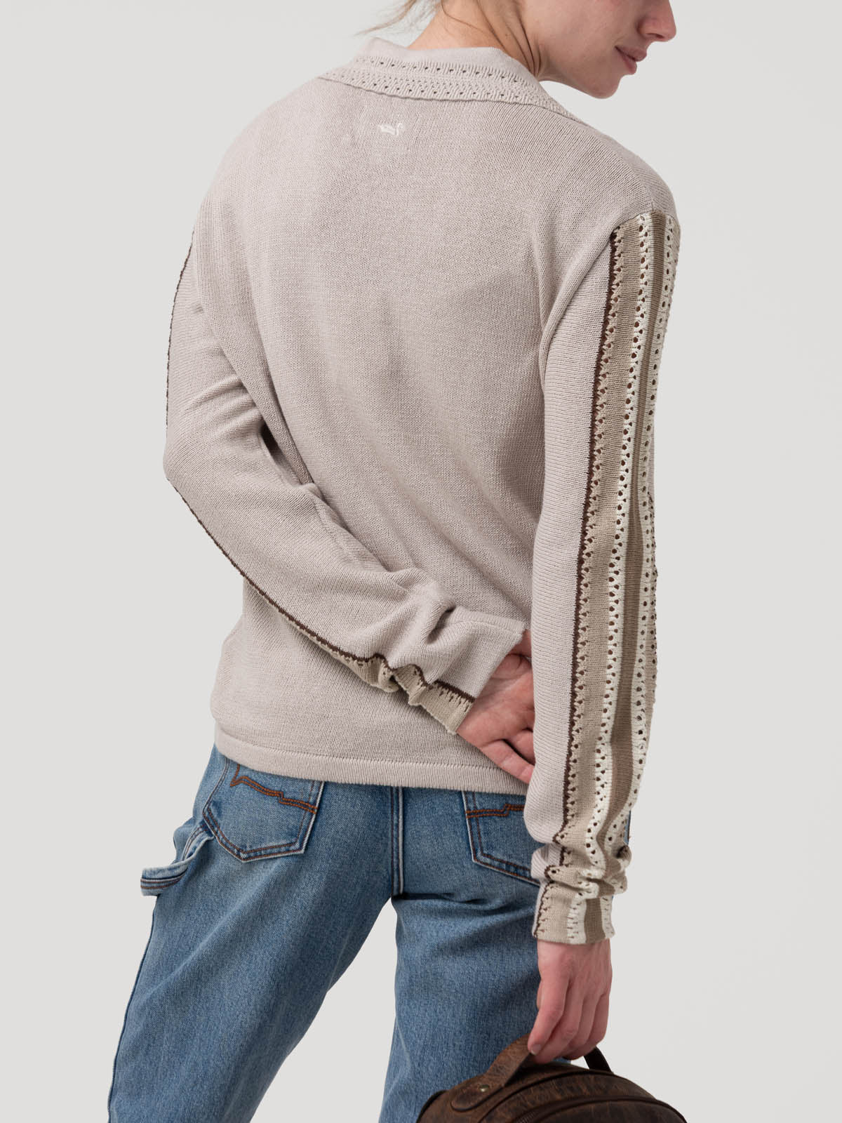 Sweater Algodón Orgánico Mujer Angelonia Beige Rockford