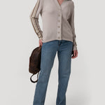 Sweater Algodón Orgánico Mujer Angelonia Beige Rockford