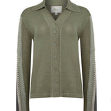 Sweater Algodón Orgánico Mujer Angelonia Verde Rockford