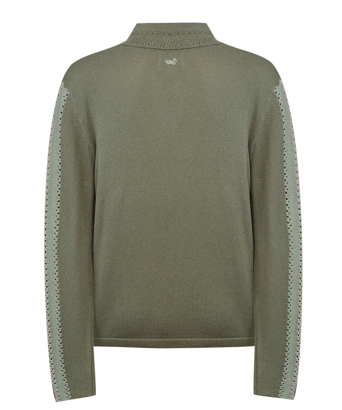 Sweater Algodón Orgánico Mujer Angelonia Verde Rockford