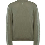 Sweater Algodón Orgánico Mujer Angelonia Verde Rockford