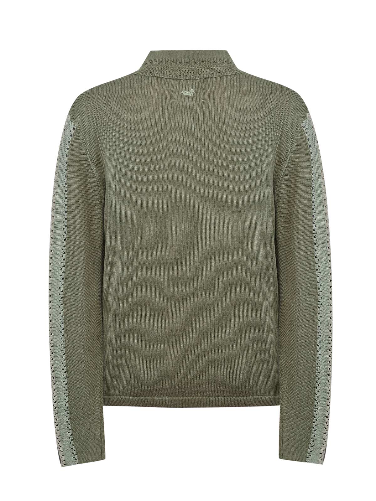 Sweater Algodón Orgánico Mujer Angelonia Verde Rockford