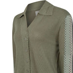 Sweater Algodón Orgánico Mujer Angelonia Verde Rockford