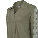 Sweater Algodón Orgánico Mujer Angelonia Verde Rockford