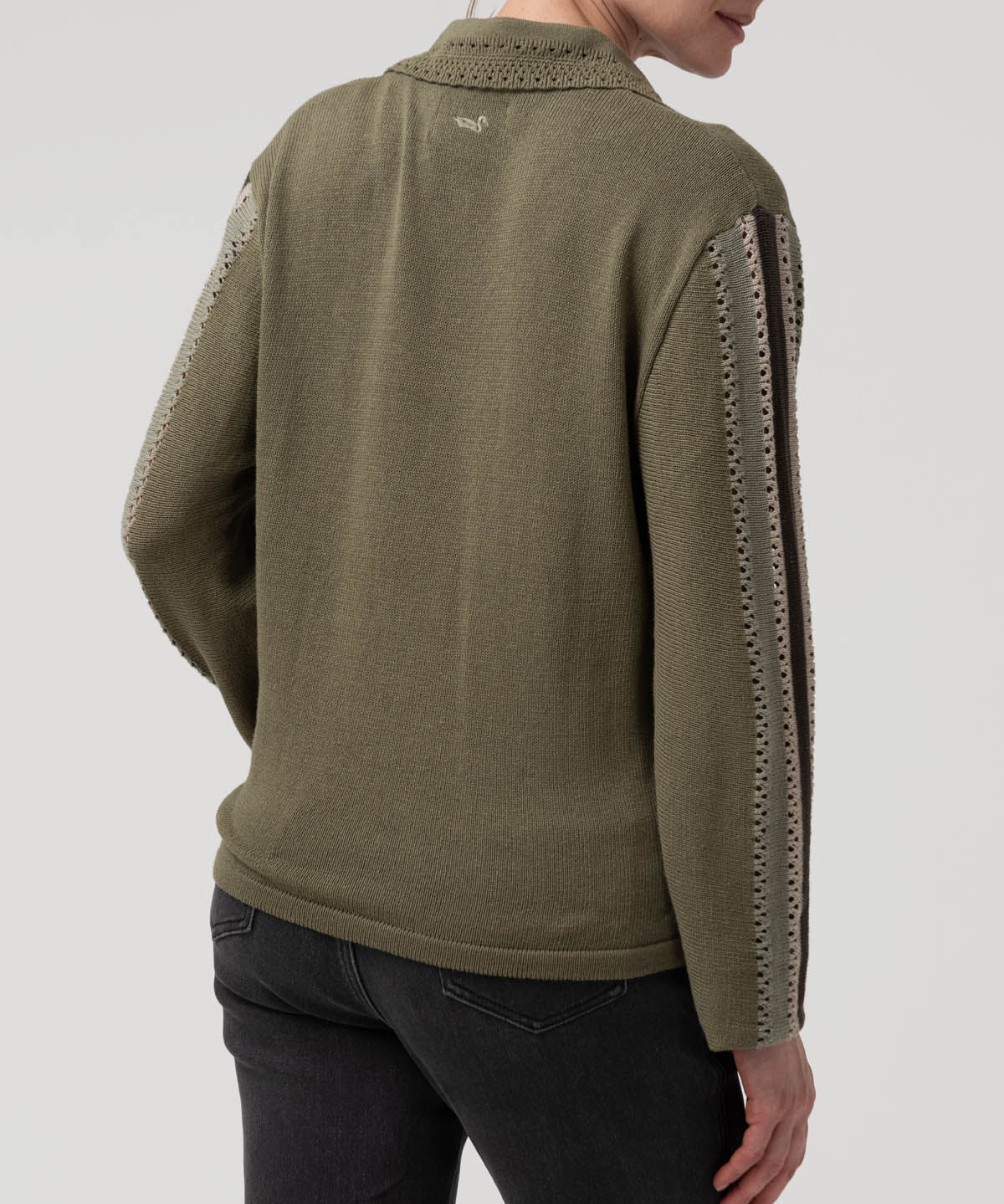 Sweater Algodón Orgánico Mujer Angelonia Verde Rockford