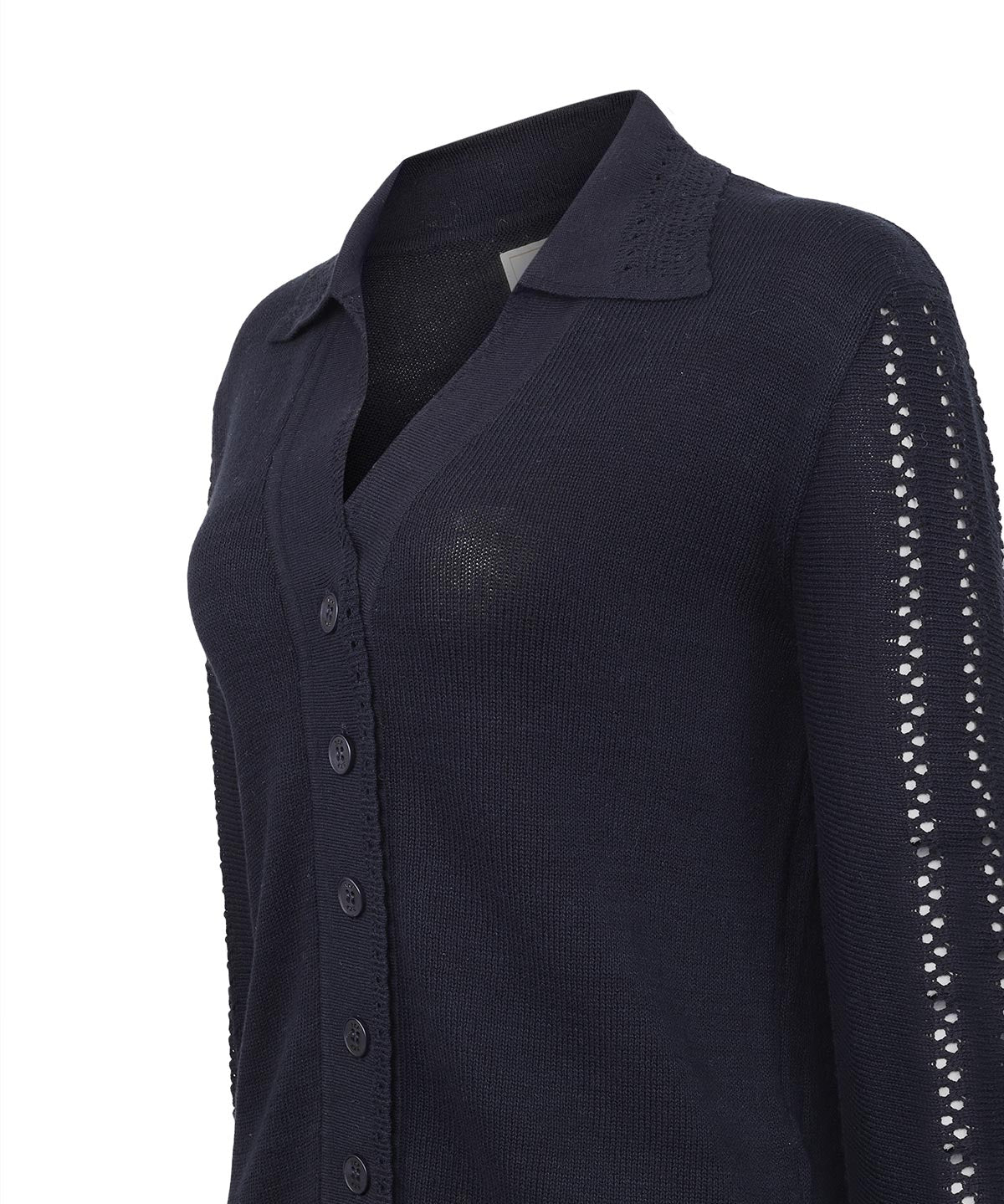 Sweater Algodón Orgánico Mujer Angelonia Azul Rockford