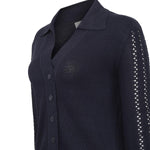 Sweater Algodón Orgánico Mujer Angelonia Azul Rockford