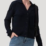 Sweater Algodón Orgánico Mujer Angelonia Azul Rockford