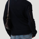 Sweater Algodón Orgánico Mujer Angelonia Azul Rockford