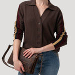 Sweater Algodón Orgánico Mujer Angelonia Café Rockford