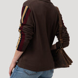 Sweater Algodón Orgánico Mujer Angelonia Café Rockford