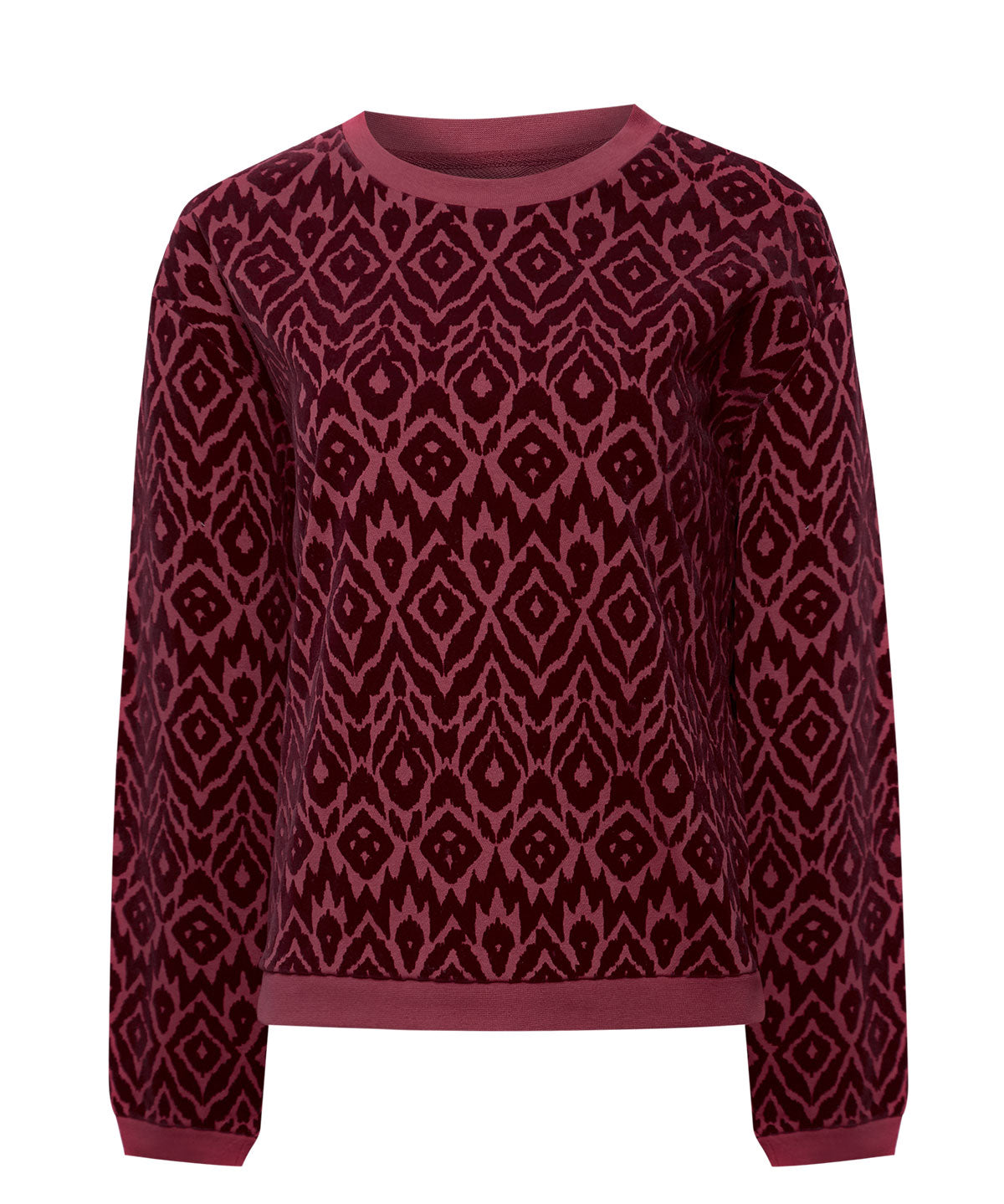 Polerón Algodón Orgánico Mujer North Rojo Rockford