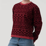 Polerón Algodón Orgánico Mujer North Rojo Rockford