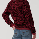 Polerón Algodón Orgánico Mujer North Rojo Rockford