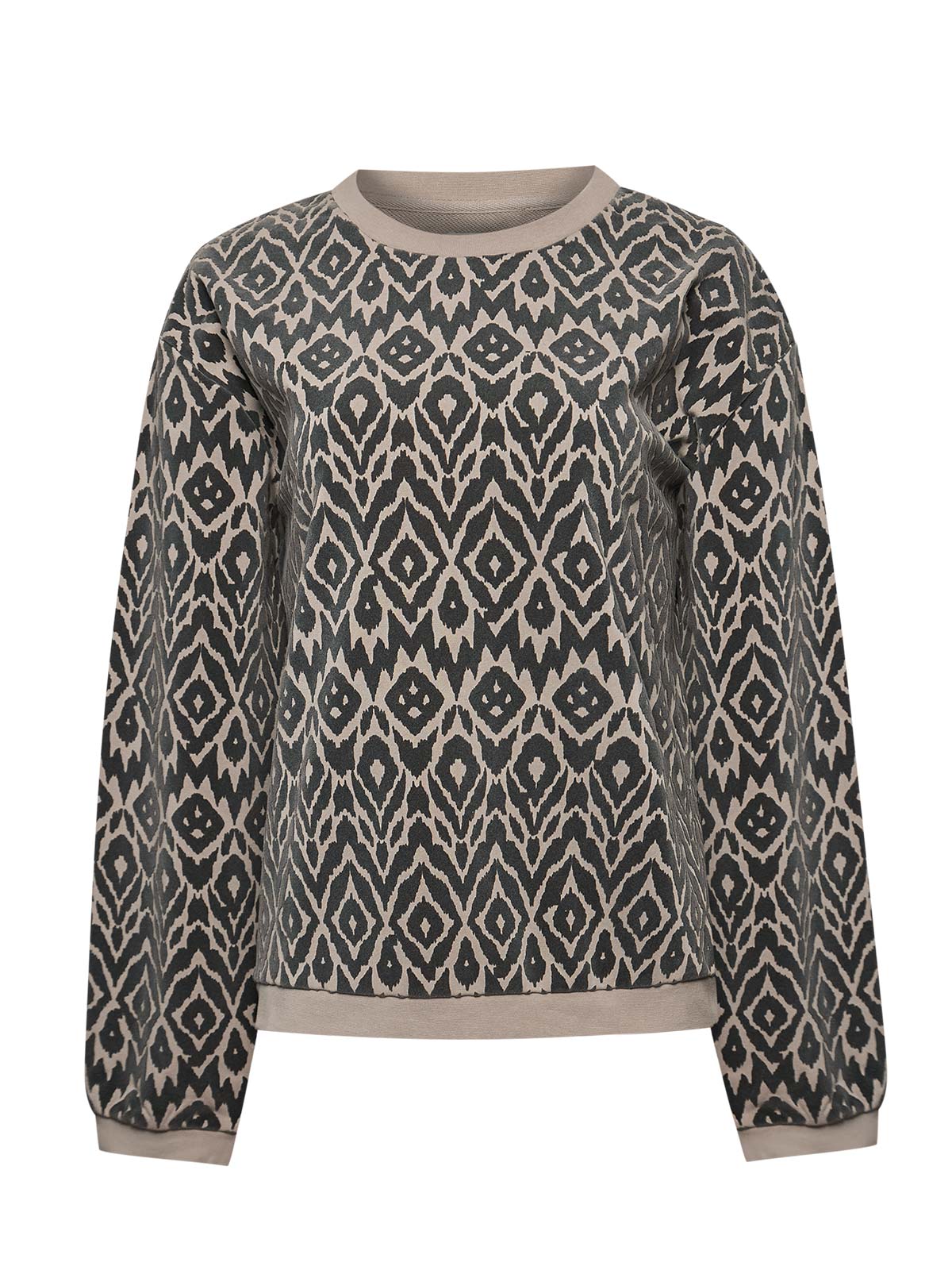 Polerón Algodón Orgánico Mujer North Gris Rockford