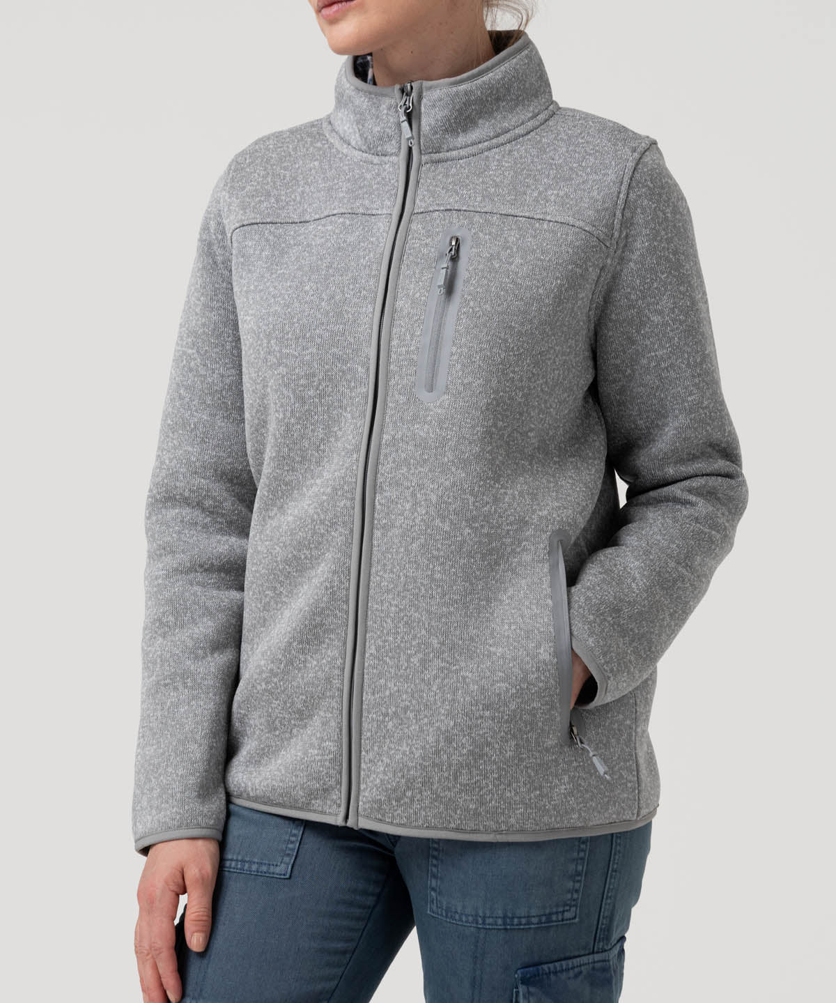 Polar Poliéster Reciclado Mujer Amber Gris Rockford
