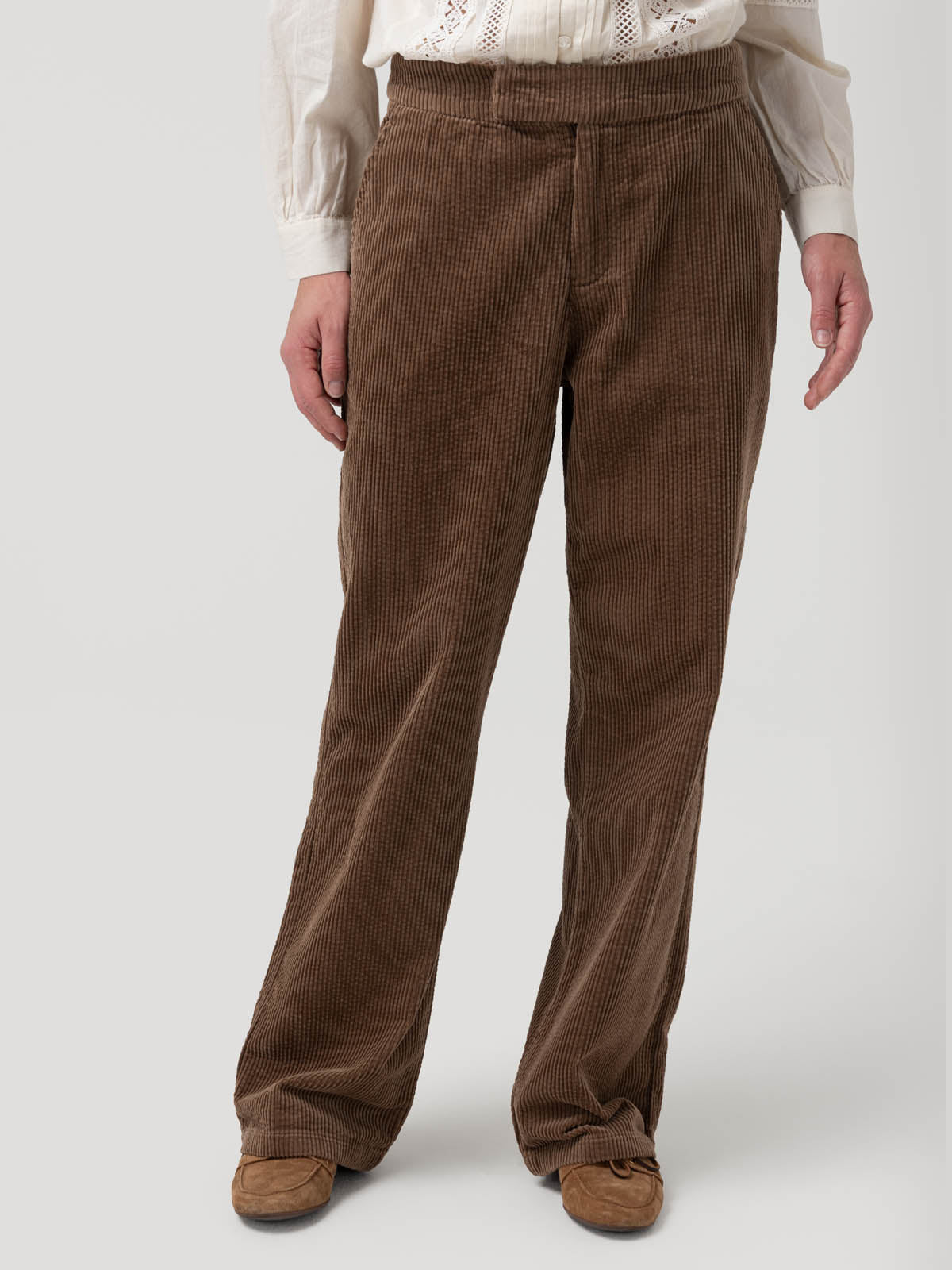 Pantalón Algodón Orgánico Mujer Verdant Café Rockford