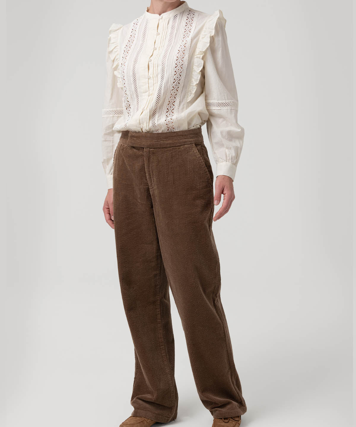 Pantalón Algodón Orgánico Mujer Verdant Café Rockford