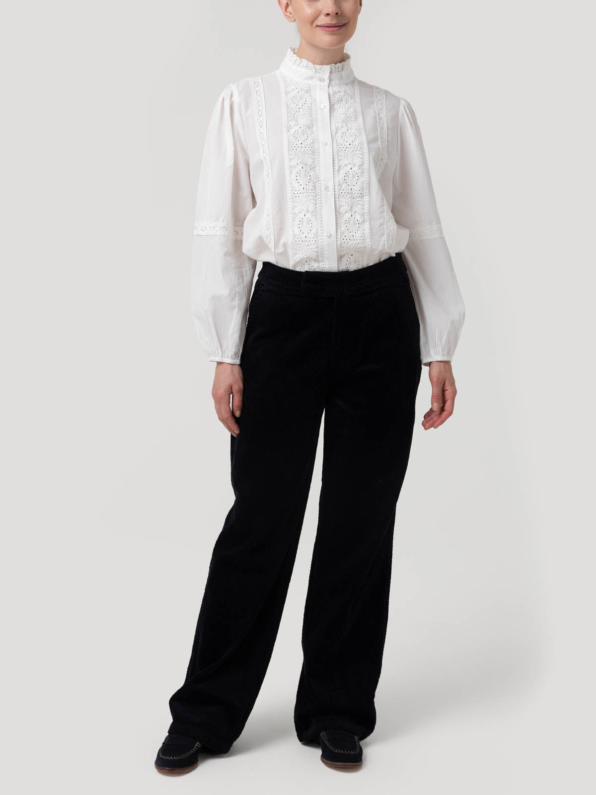 Pantalón Algodón Orgánico Mujer Verdant Azul Rockford