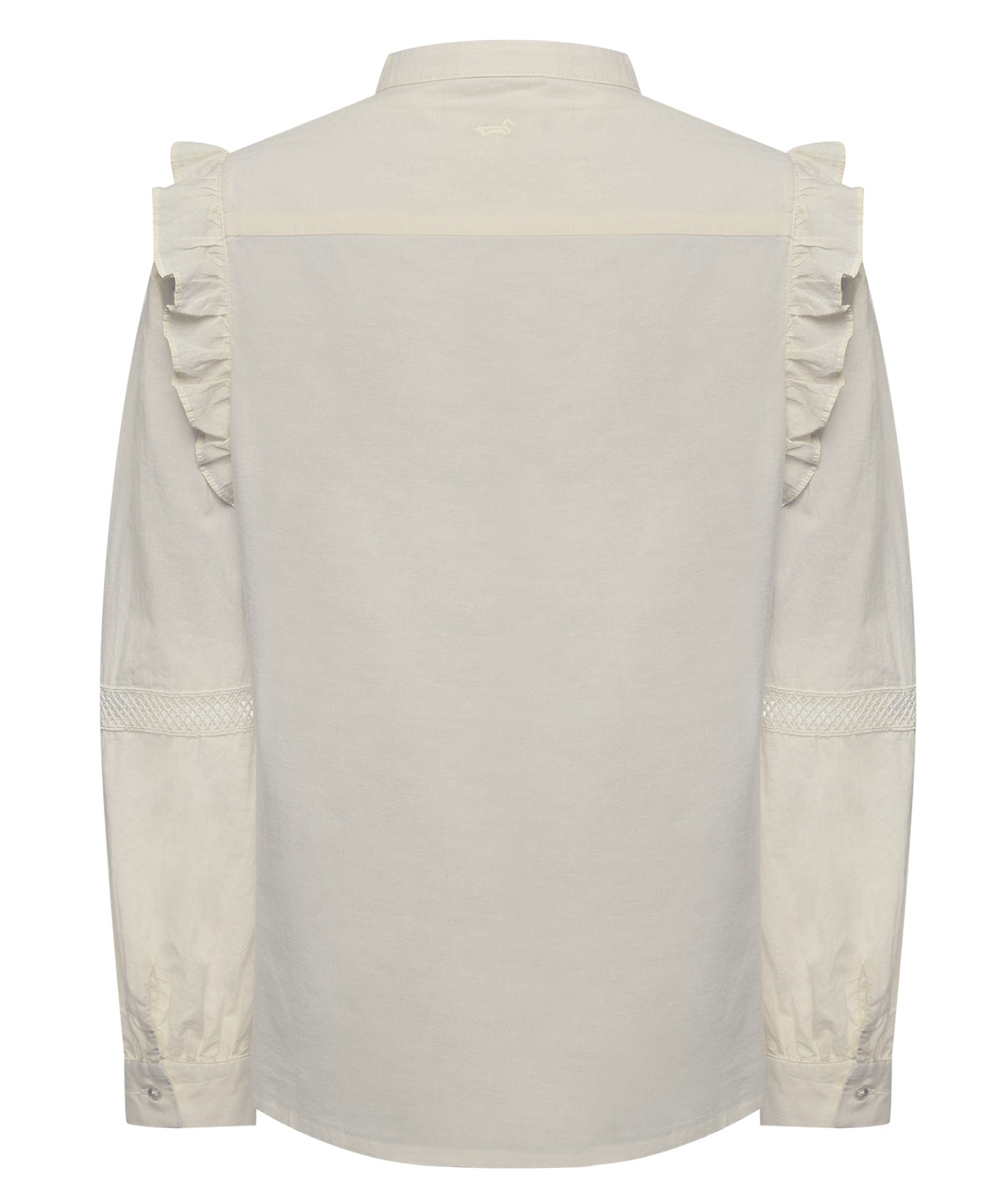 Blusa Algodón Orgánico Mujer Hibiscus Blanco Rockford