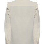 Blusa Algodón Orgánico Mujer Hibiscus Blanco Rockford