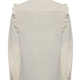 Blusa Algodón Orgánico Mujer Hibiscus Blanco Rockford