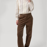 Blusa Algodón Orgánico Mujer Hibiscus Blanco Rockford