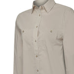 Blusa Algodón Orgánico Mujer Coop Beige Rockford