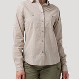 Blusa Algodón Orgánico Mujer Coop Beige Rockford