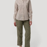 Blusa Algodón Orgánico Mujer Coop Beige Rockford