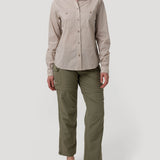 Blusa Algodón Orgánico Mujer Coop Beige Rockford