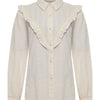Blusa Algodón Orgánico Mujer Margat Blanco Rockford