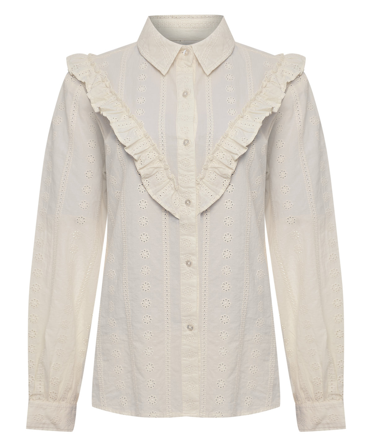 Blusa Algodón Orgánico Mujer Margat Blanco Rockford