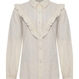 Blusa Algodón Orgánico Mujer Margat Blanco Rockford