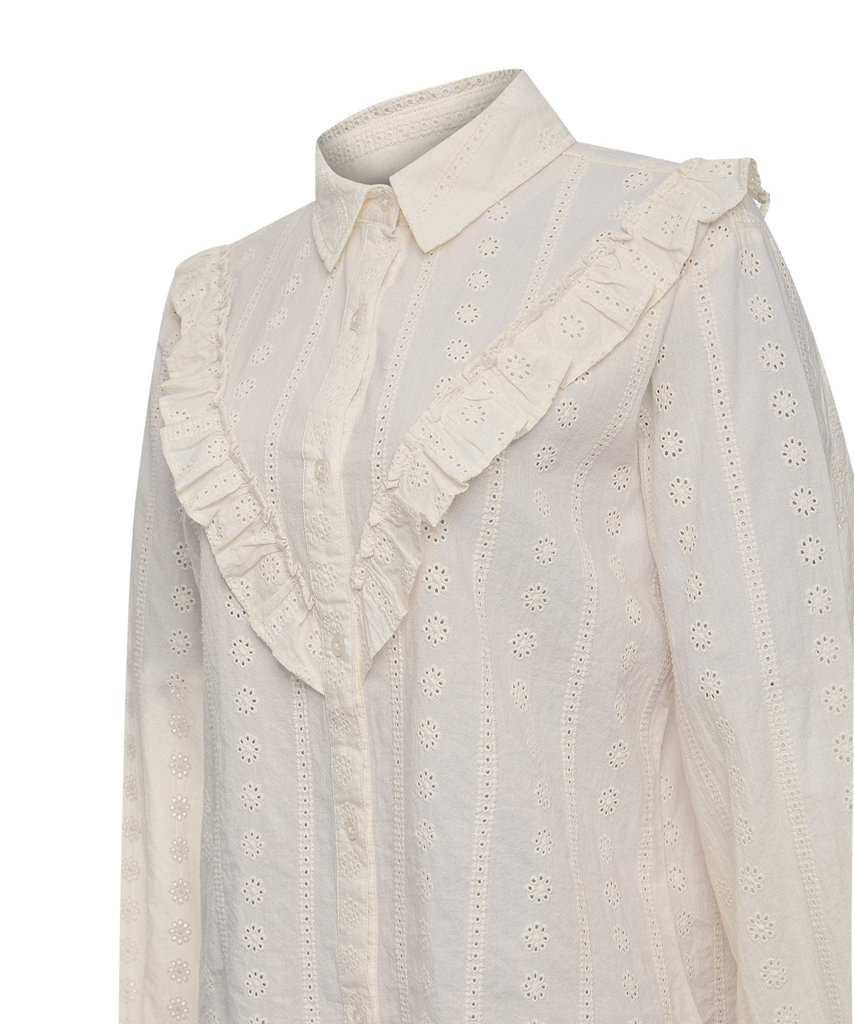 Blusa Algodón Orgánico Mujer Margat Blanco Rockford