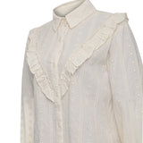 Blusa Algodón Orgánico Mujer Margat Blanco Rockford