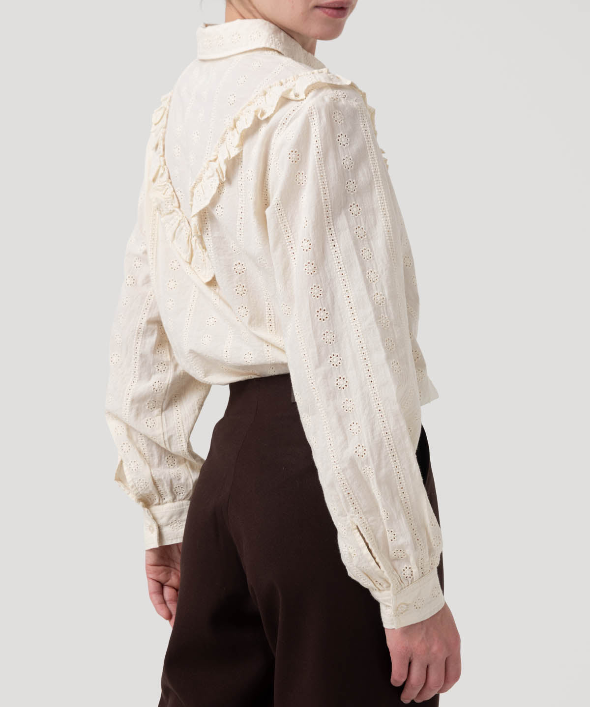 Blusa Algodón Orgánico Mujer Margat Blanco Rockford