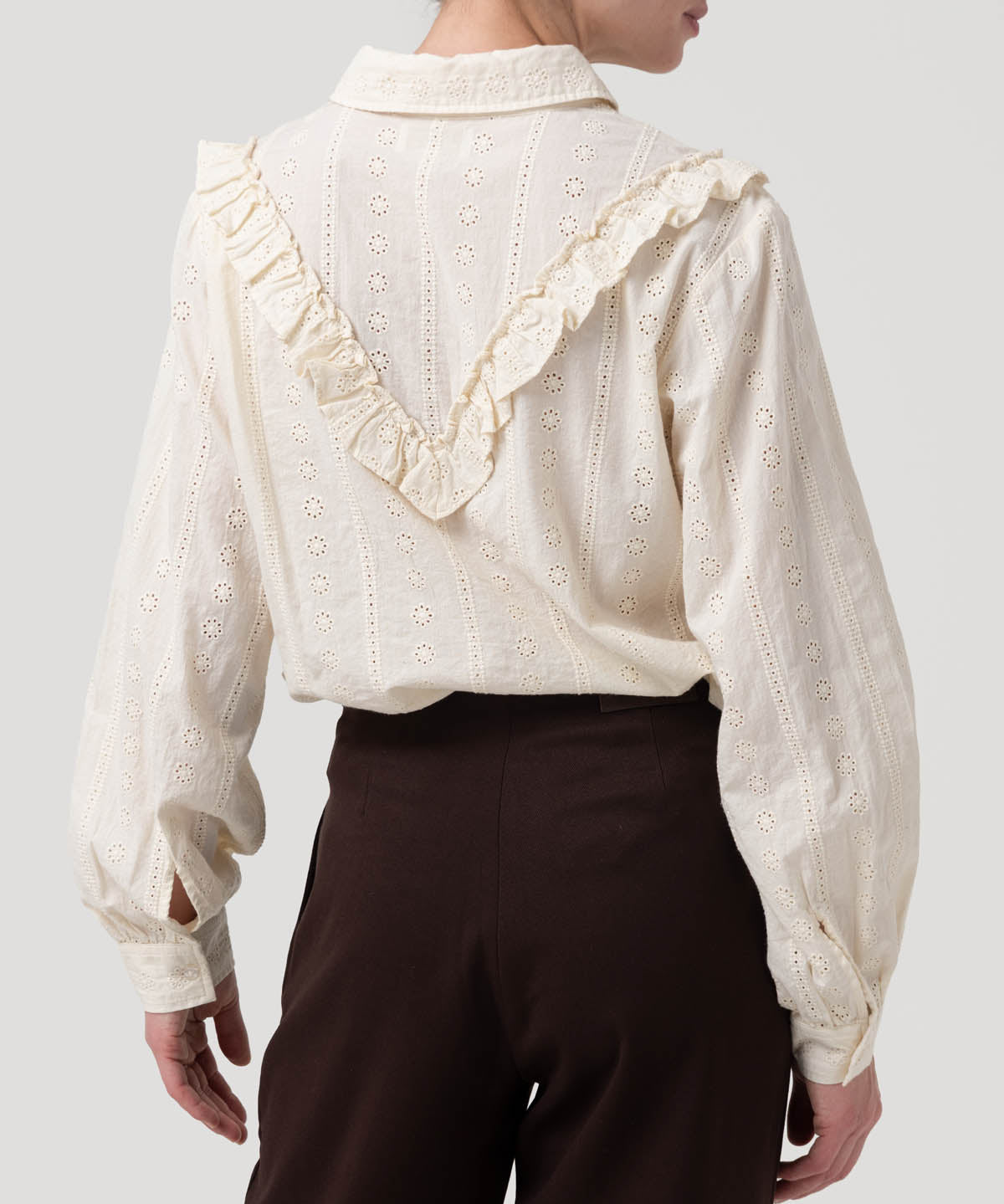 Blusa Algodón Orgánico Mujer Margat Blanco Rockford