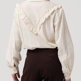 Blusa Algodón Orgánico Mujer Margat Blanco Rockford