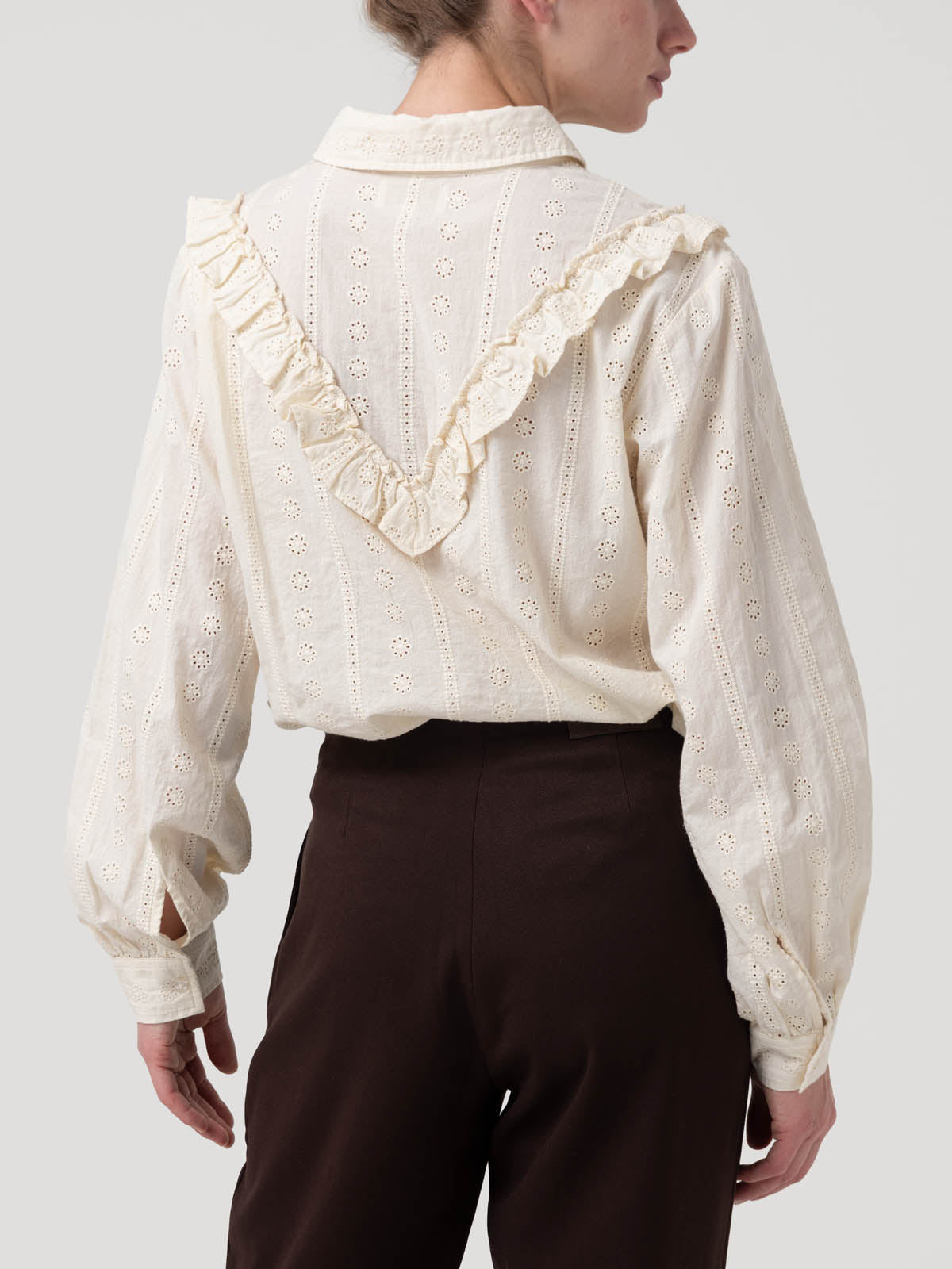 Blusa Algodón Orgánico Mujer Margat Blanco Rockford