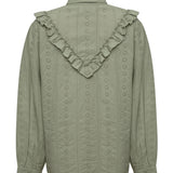 Blusa Algodón Orgánico Mujer Margat Verde Rockford