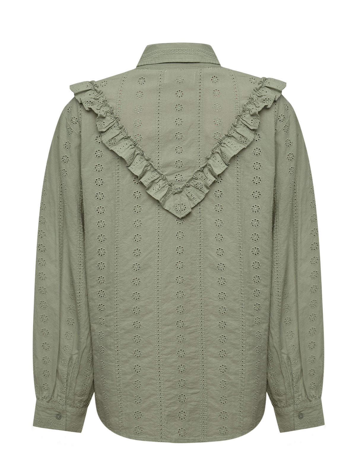 Blusa Algodón Orgánico Mujer Margat Verde Rockford