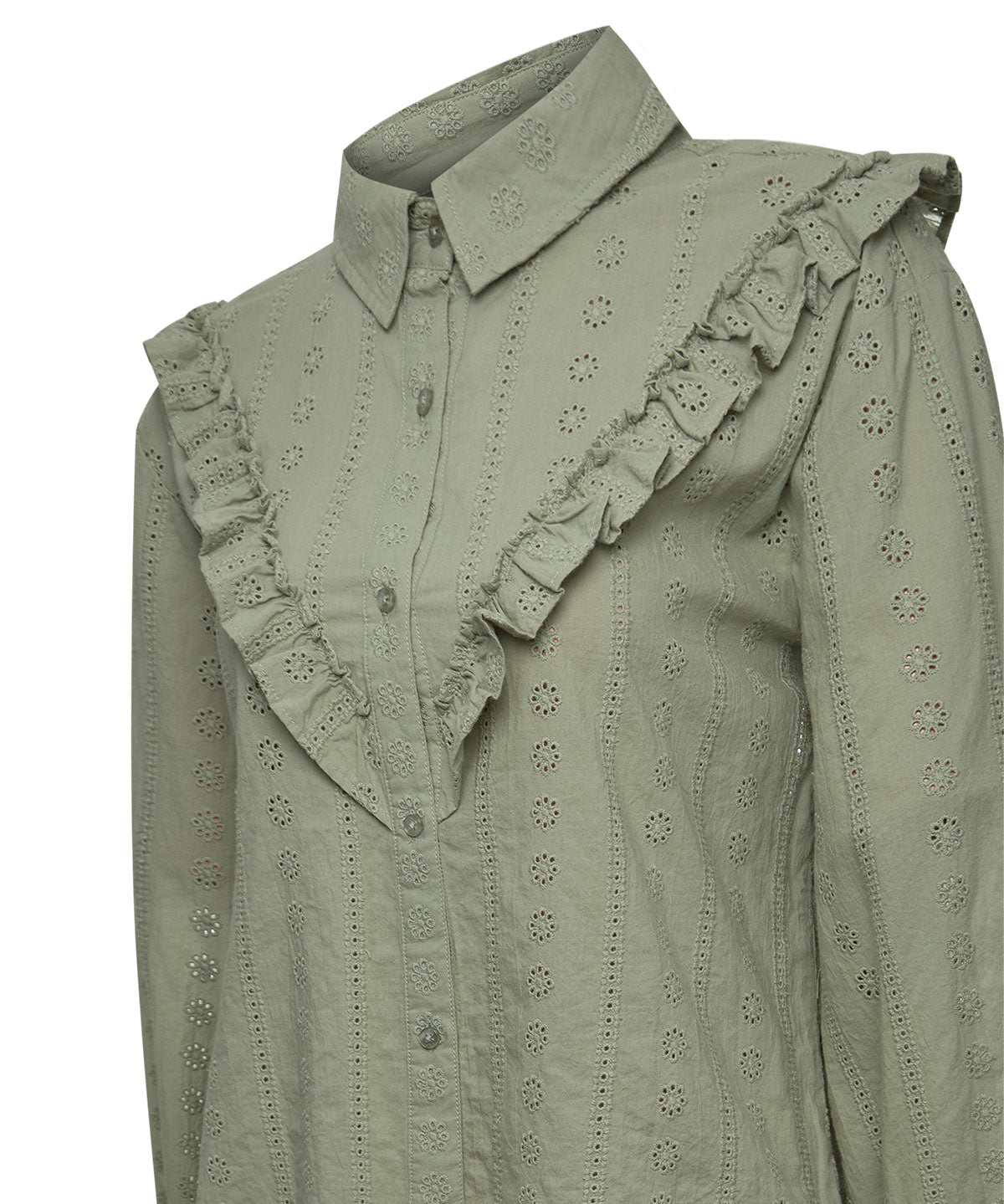Blusa Algodón Orgánico Mujer Margat Verde Rockford