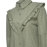 Blusa Algodón Orgánico Mujer Margat Verde Rockford
